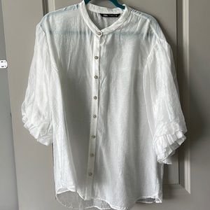 Zara poplin shirt